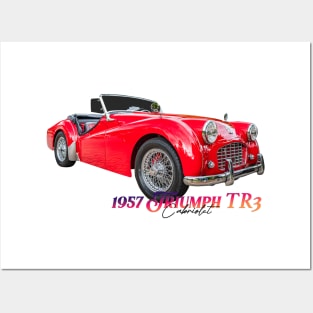 1957 Triumph TR3 Cabriolet Posters and Art